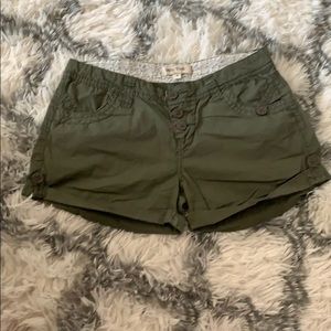 Miss Posh olive green shorts
